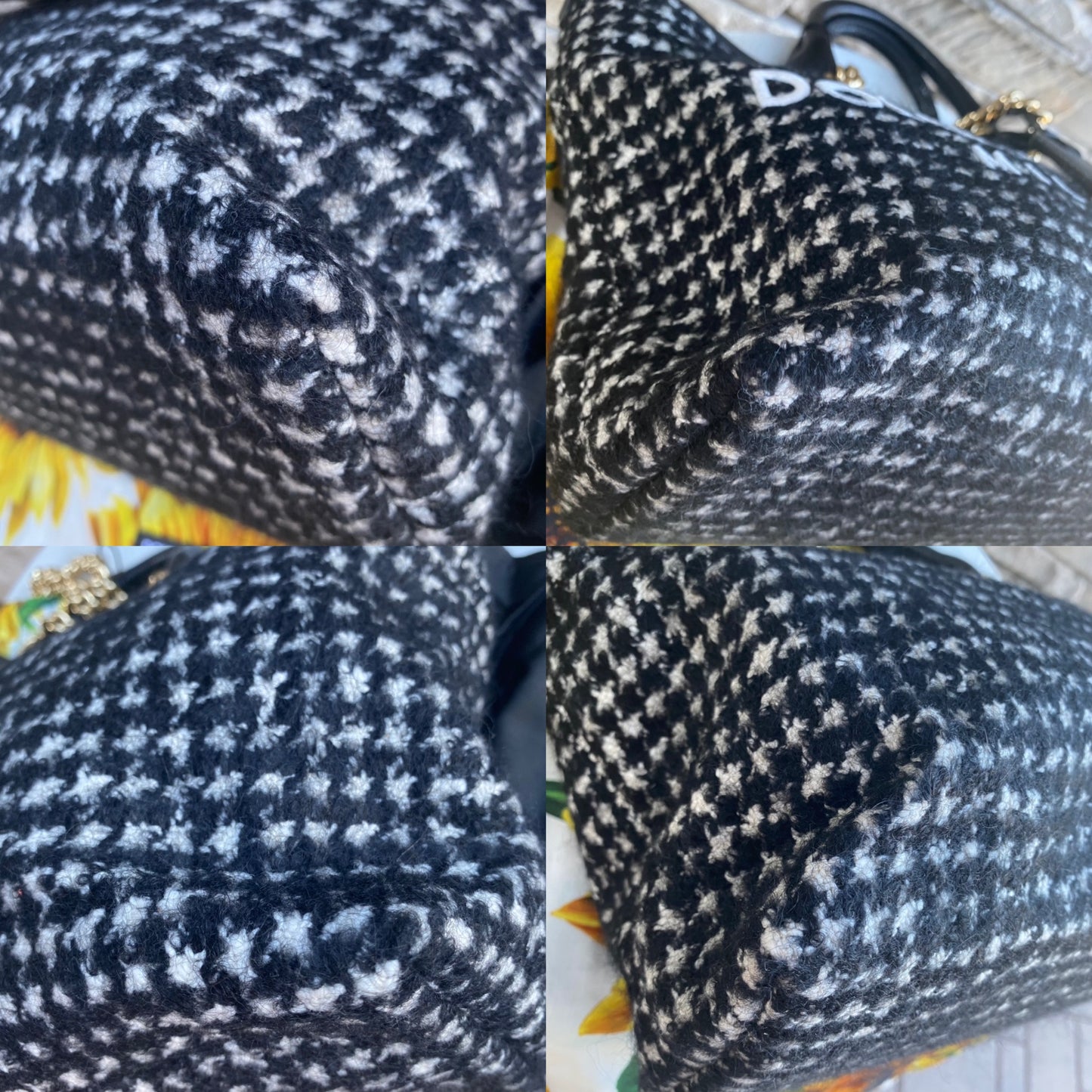 Dolce & Gabbana Small Tweed Capri Tote