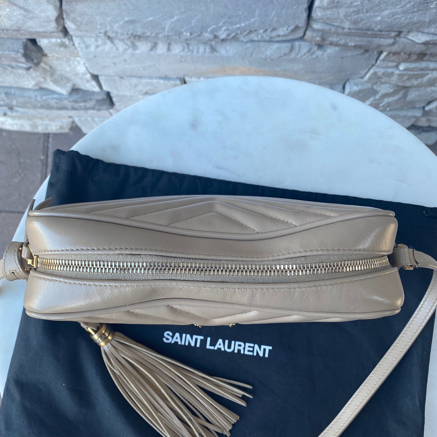 Saint Laurent Lou Matelassé Leather Camera Bag