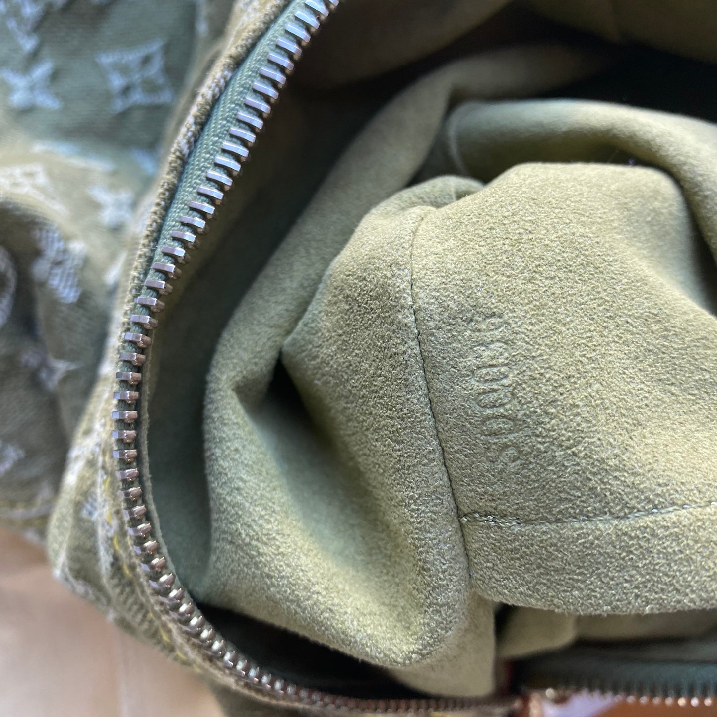 Louis Vuitton Green Monogram Denim Baggy GM