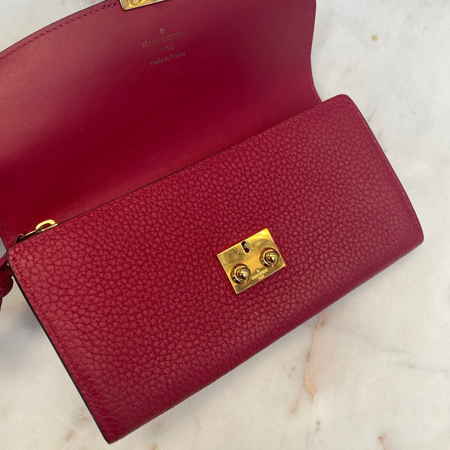 Louis Vuitton Damier Ebene Croisette Wallet