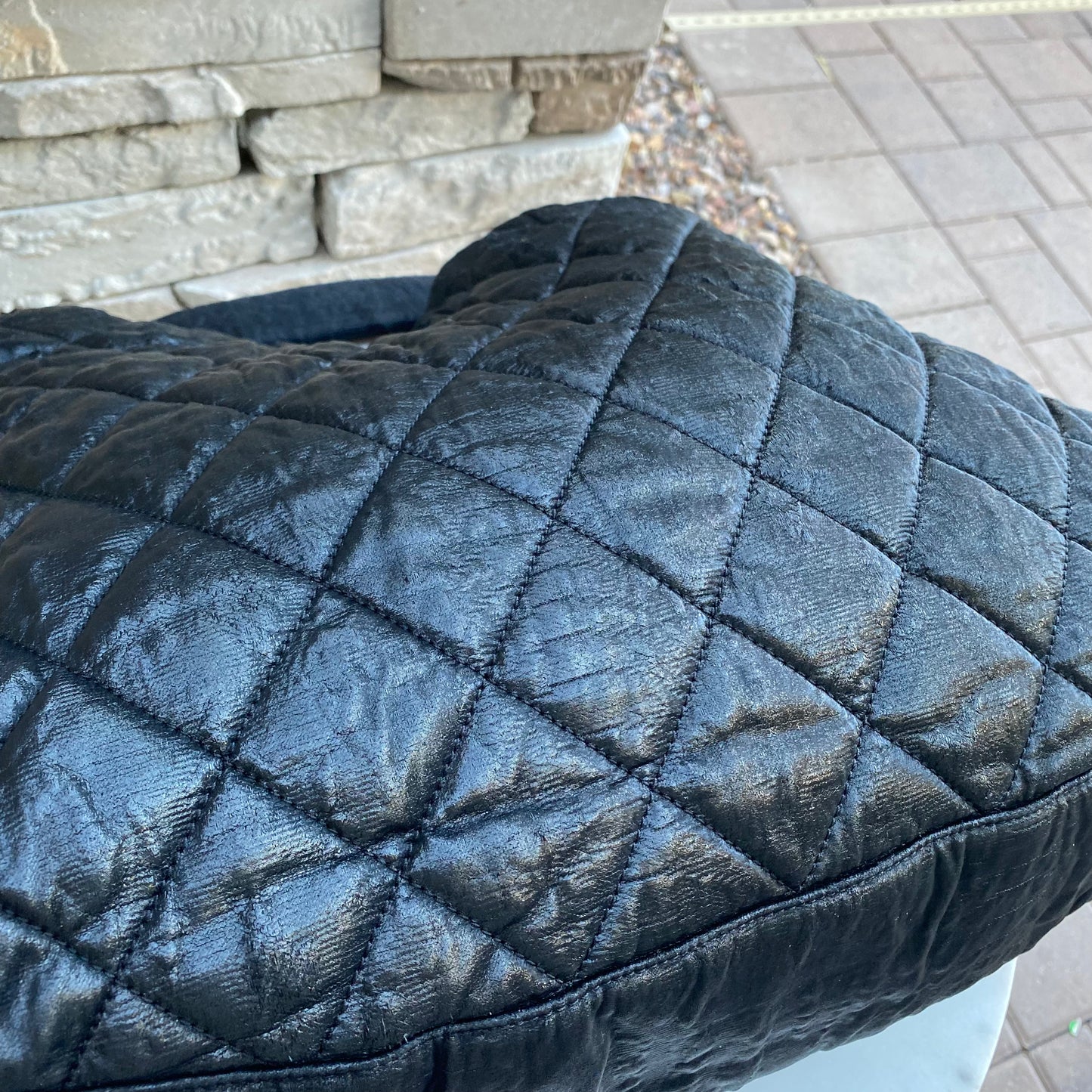 Chanel Le Marais Coated Canvas Hobo