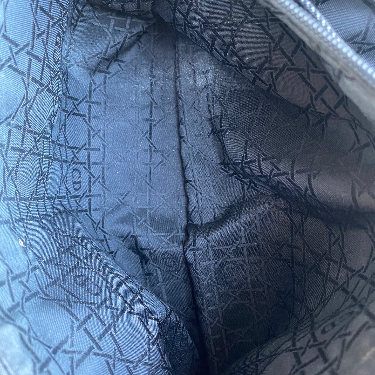 Christian Dior Denim Cannage Large Soft Lady Dior Tote