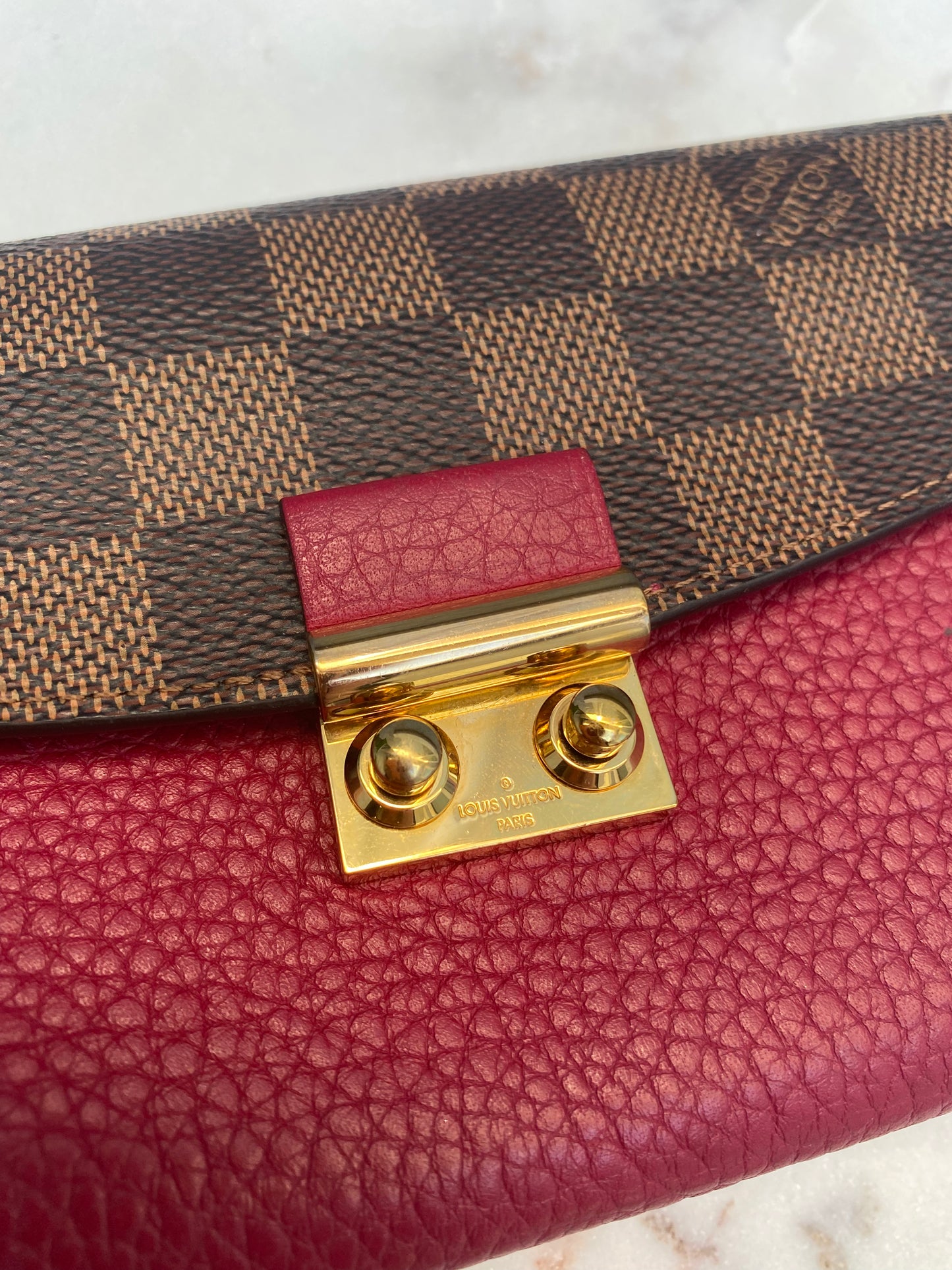 Louis Vuitton Damier Ebene Croisette Wallet