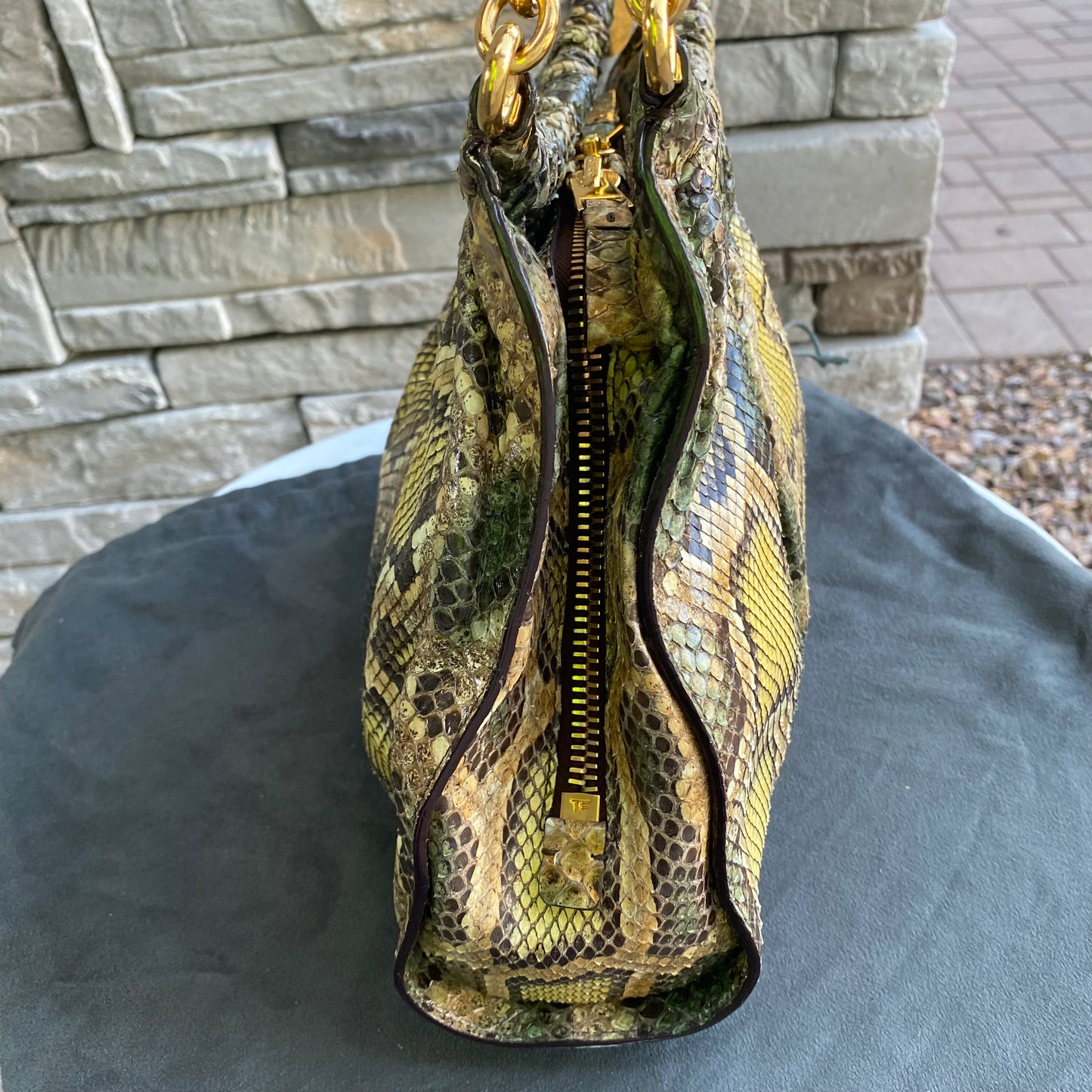 Tom Ford Python Carine Shoulder Bag