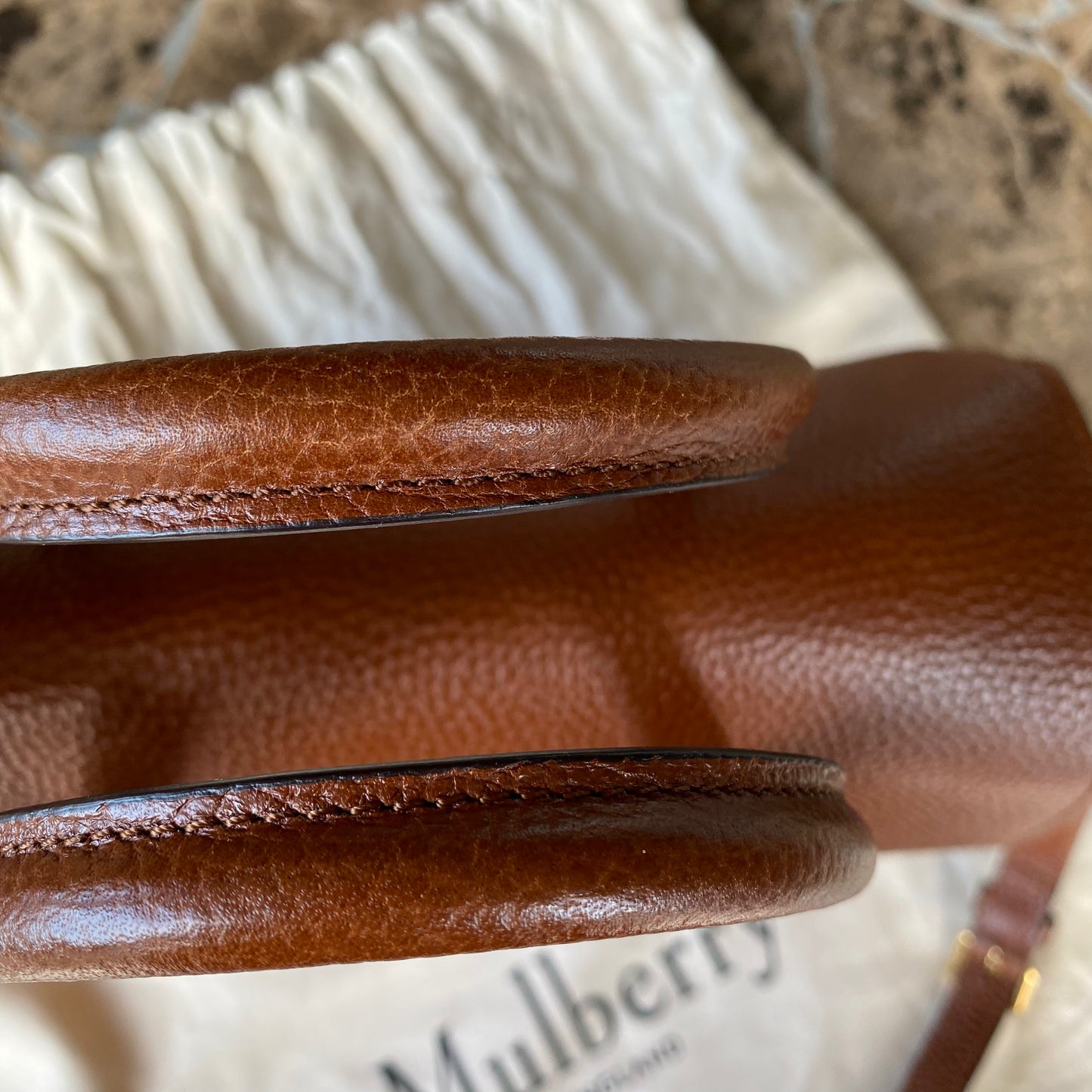 Mulberry Small Bayswater Grained Leather Tote