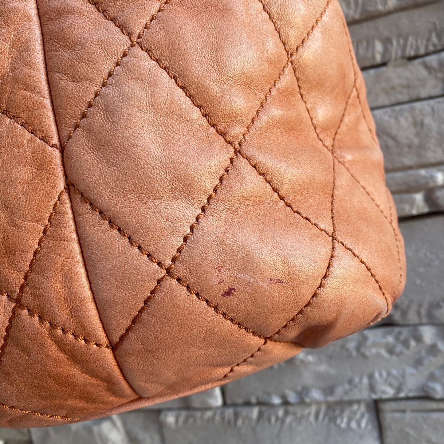 Chanel Cloudy Leather Hobo
