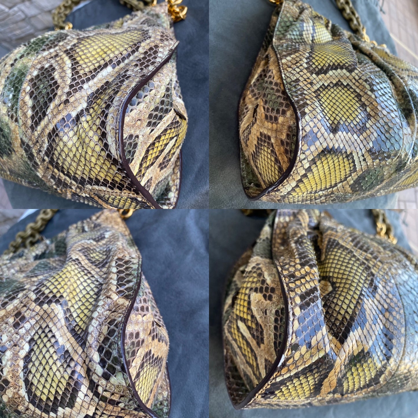 Tom Ford Python Carine Shoulder Bag