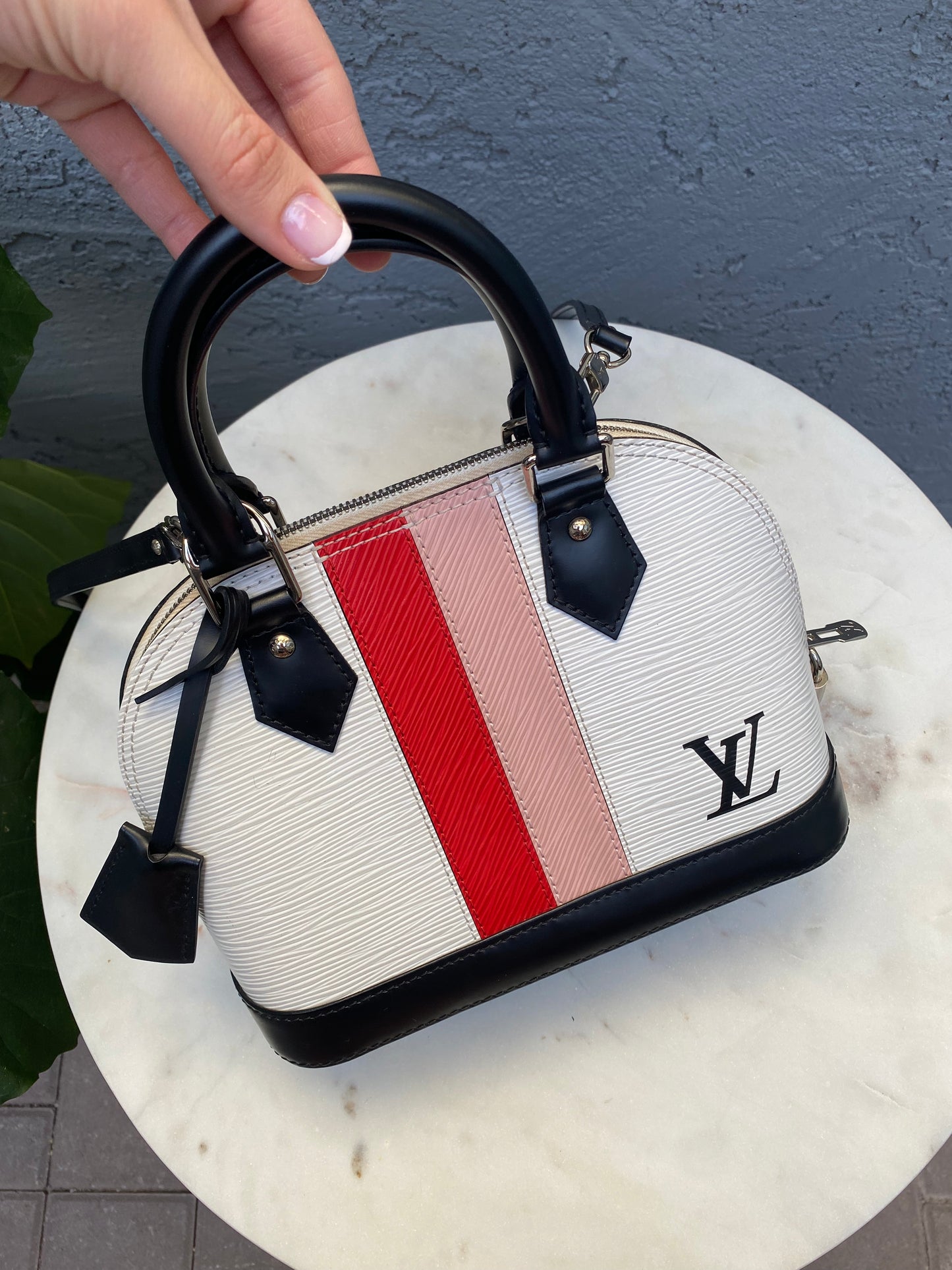 Louis Vuitton Epi Stripe Alma BB