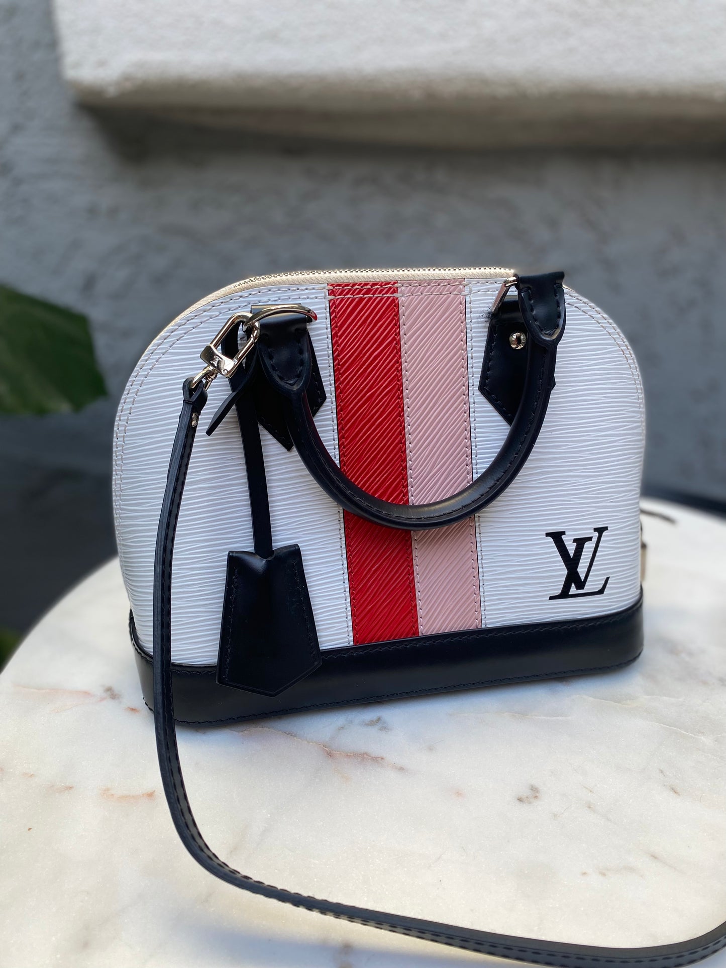 Louis Vuitton Epi Stripe Alma BB