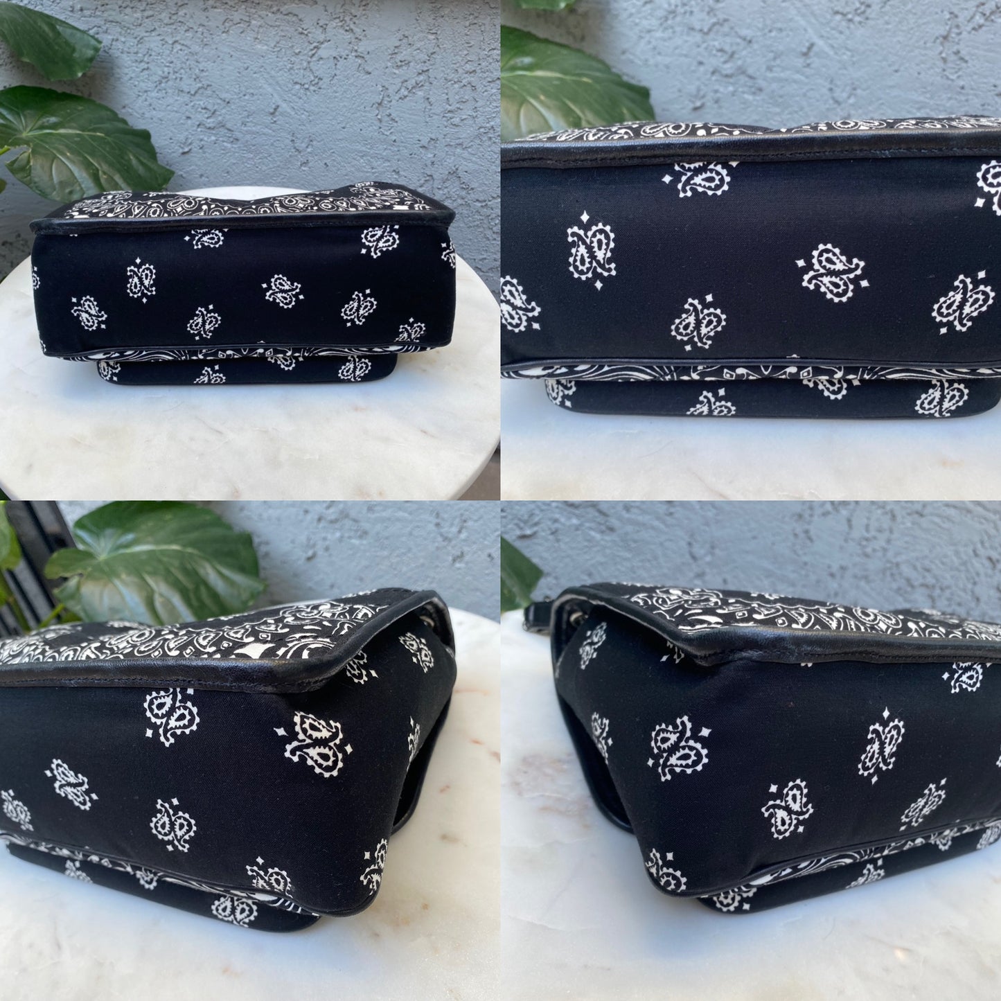 Saint Laurent Medium Chevron Bandana Niki