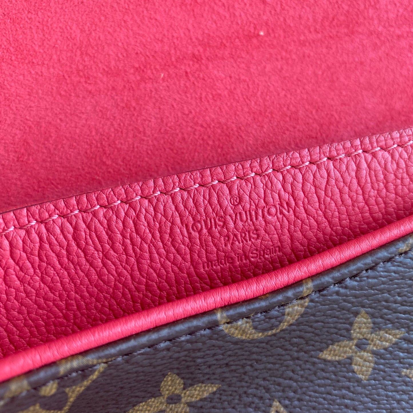 Louis Vuitton Pallas Chain Monogram Dahlia Shoulder Bag