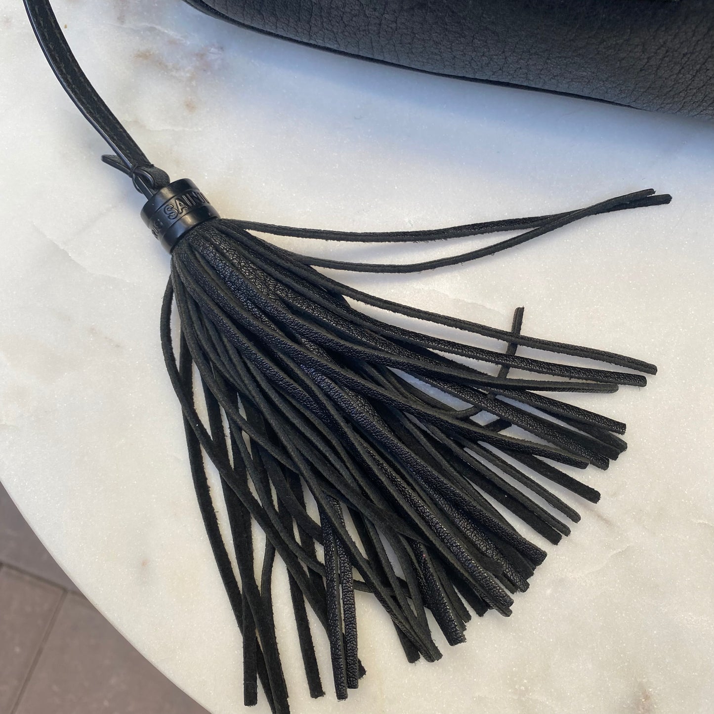 Saint Laurent Lambskin Monogram Small Lou Camera Bag