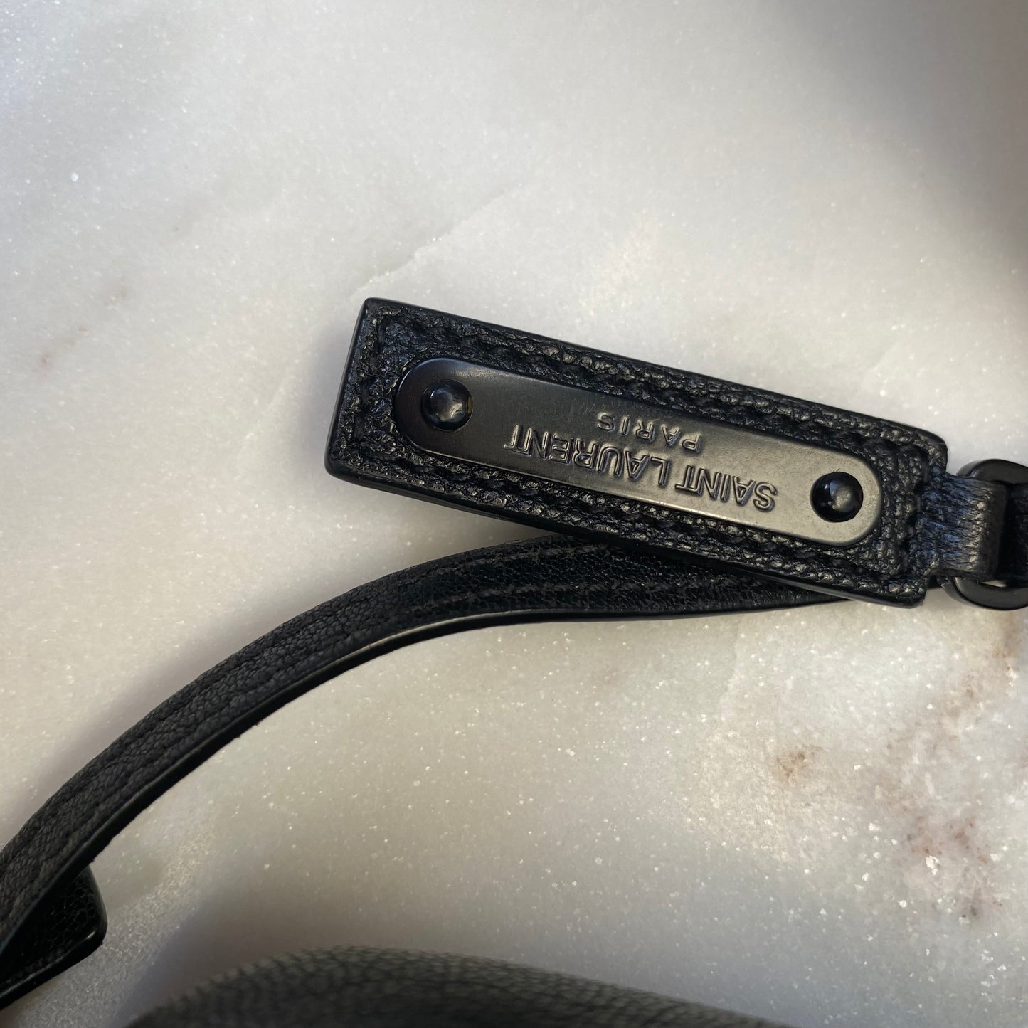Saint Laurent Lambskin Monogram Small Lou Camera Bag