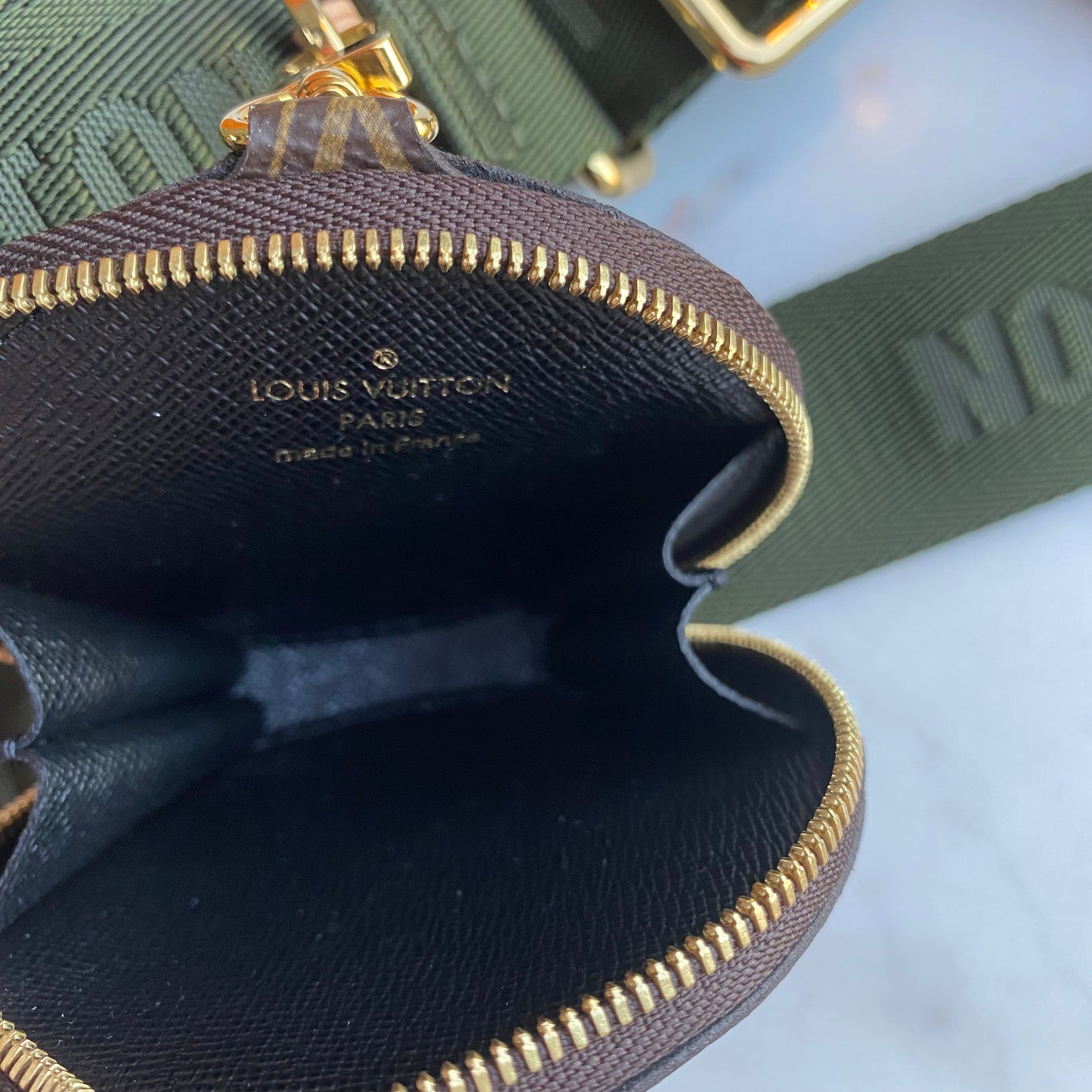 Louis Vuitton Monogram Multi-Pochette Accessoires Bandouliere Strap & Coin Pouch