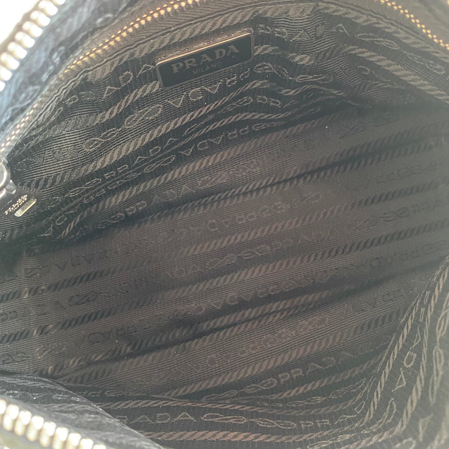 Prada Nylon Quilted Convertible Chain Crossbody