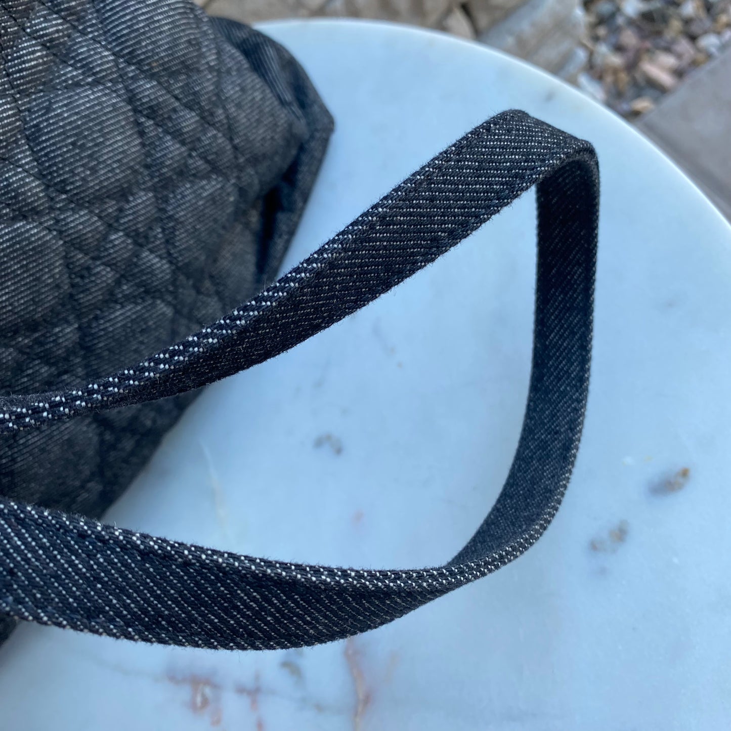Christian Dior Denim Cannage Large Soft Lady Dior Tote