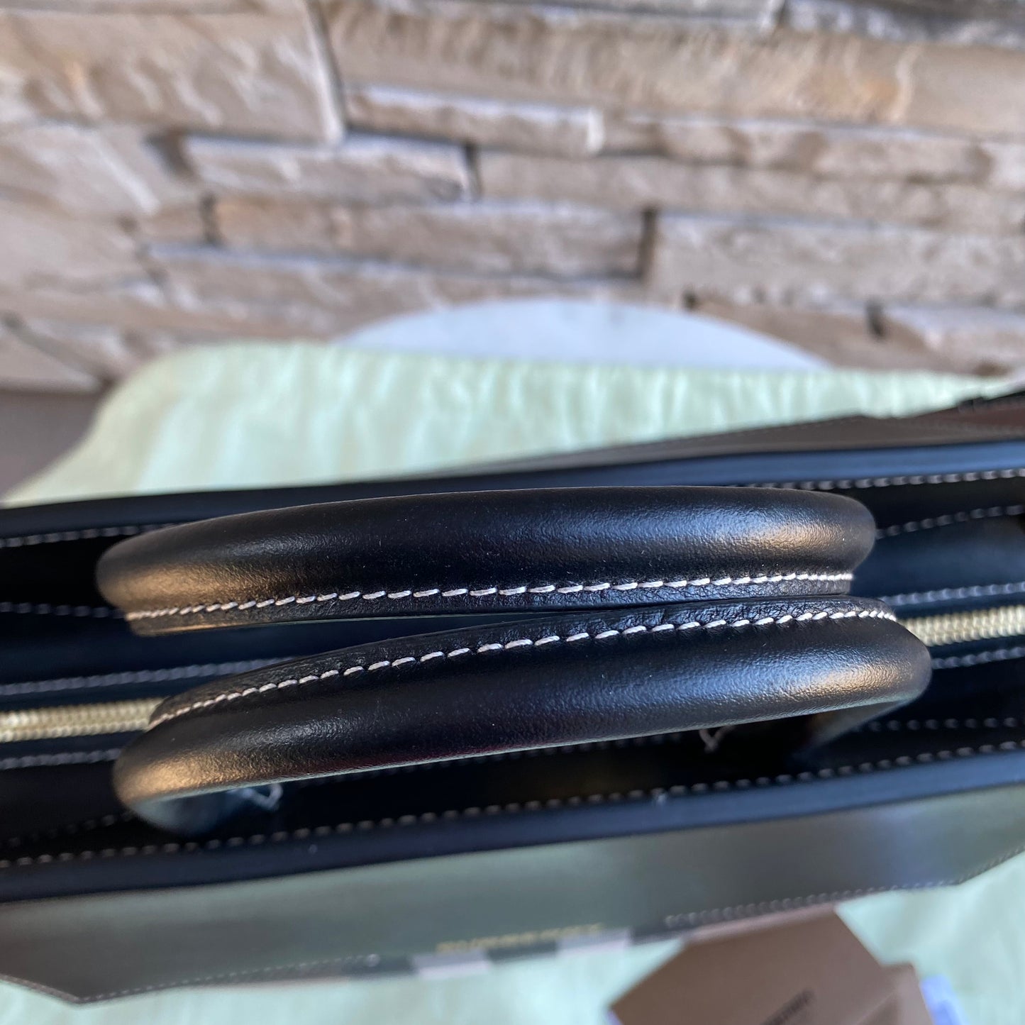 Burberry Catherine Smoked Check Tote Bag