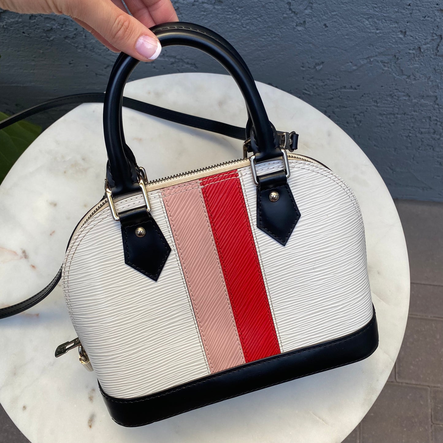 Louis Vuitton Epi Stripe Alma BB