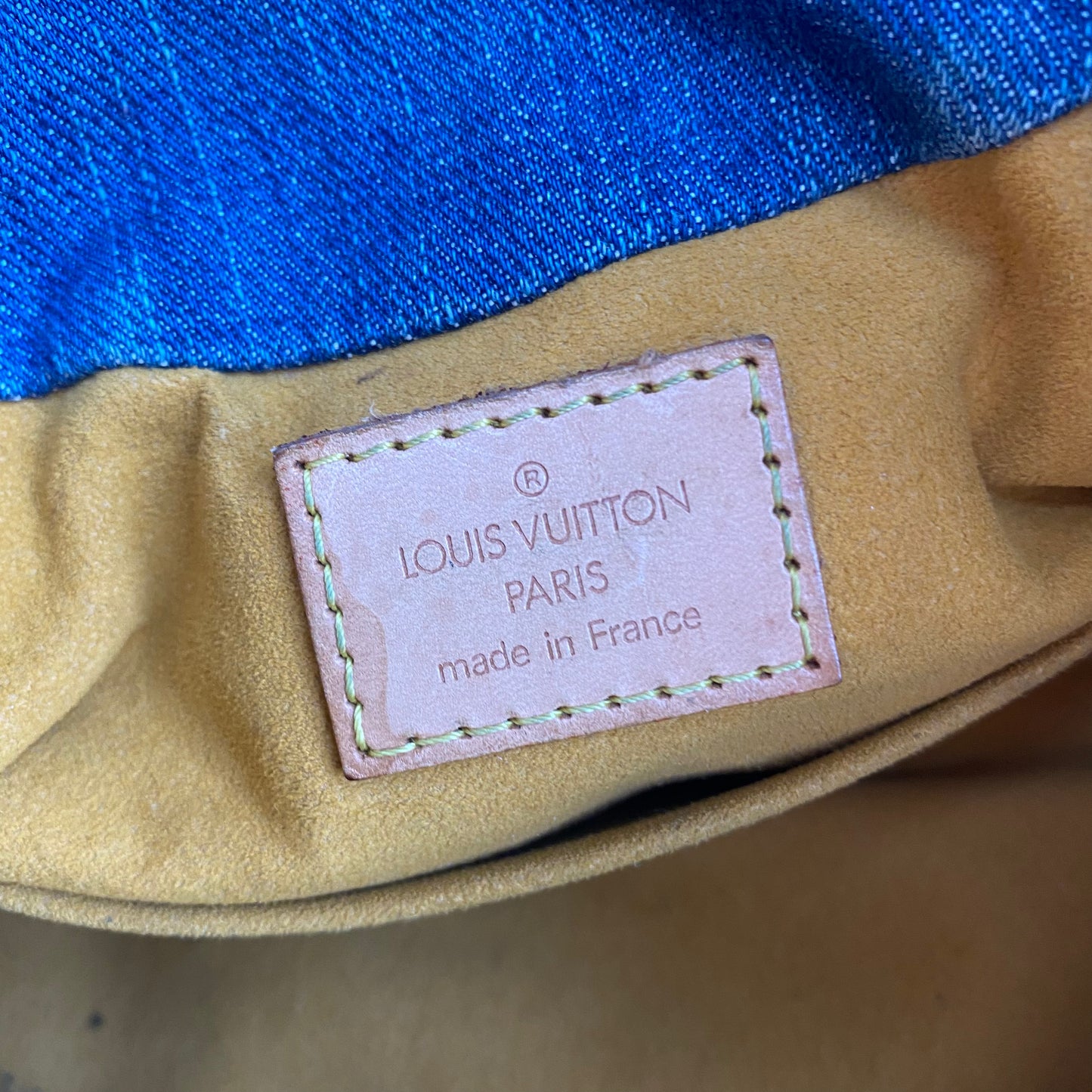 Louis Vuitton Mini Denim Pleaty Satchel