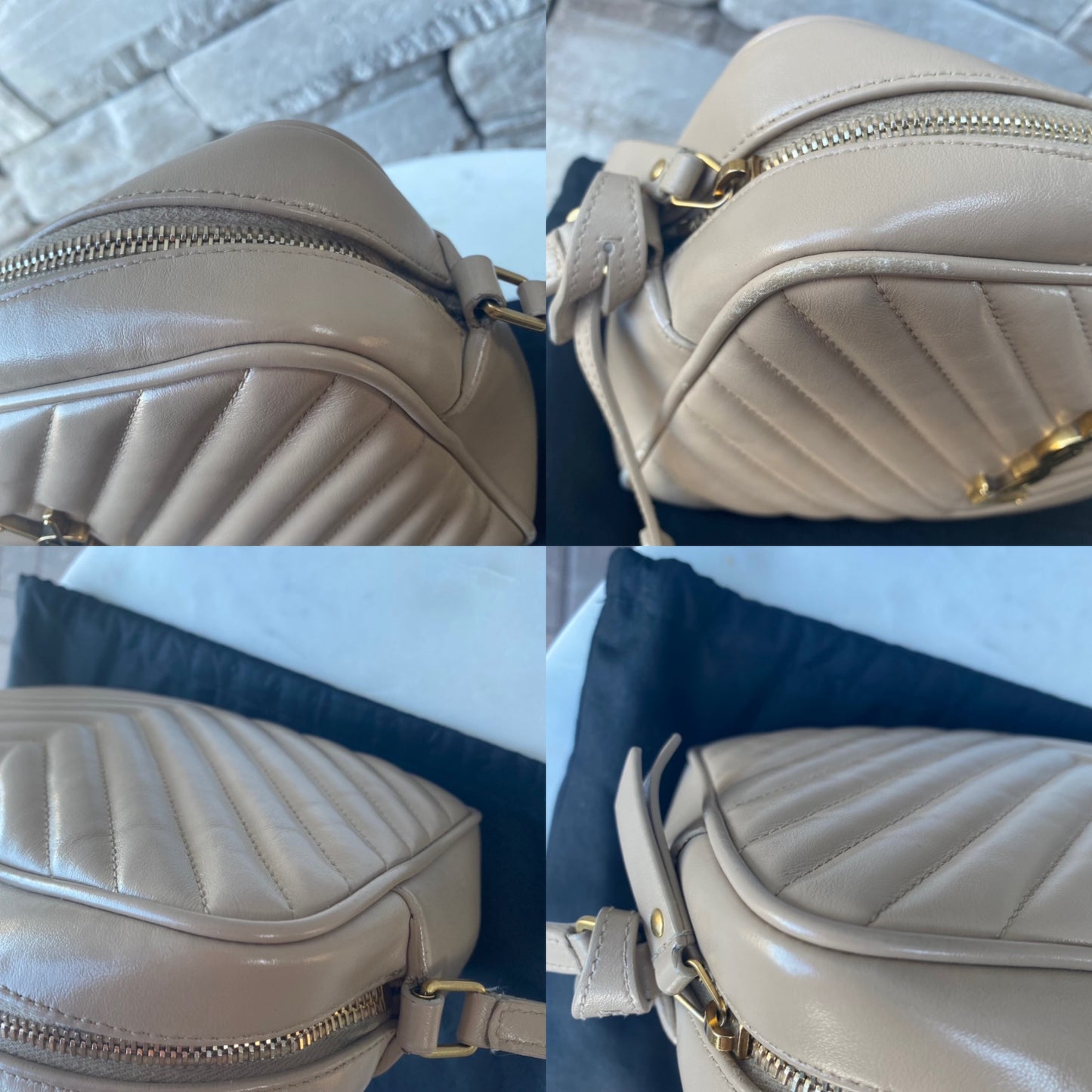 Saint Laurent Lou Matelassé Leather Camera Bag