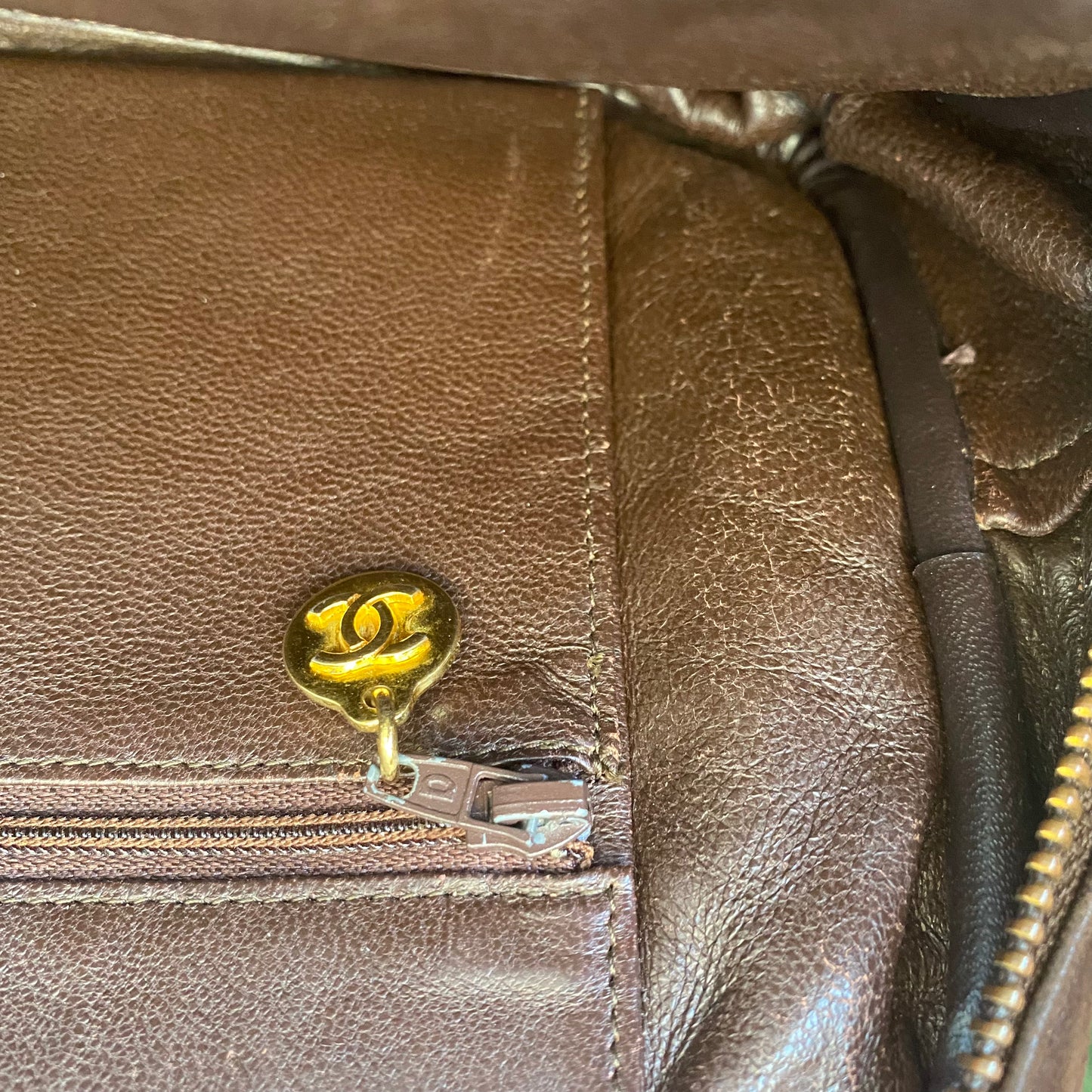 Chanel Lambskin Double Pocket Vintage Camera Bag