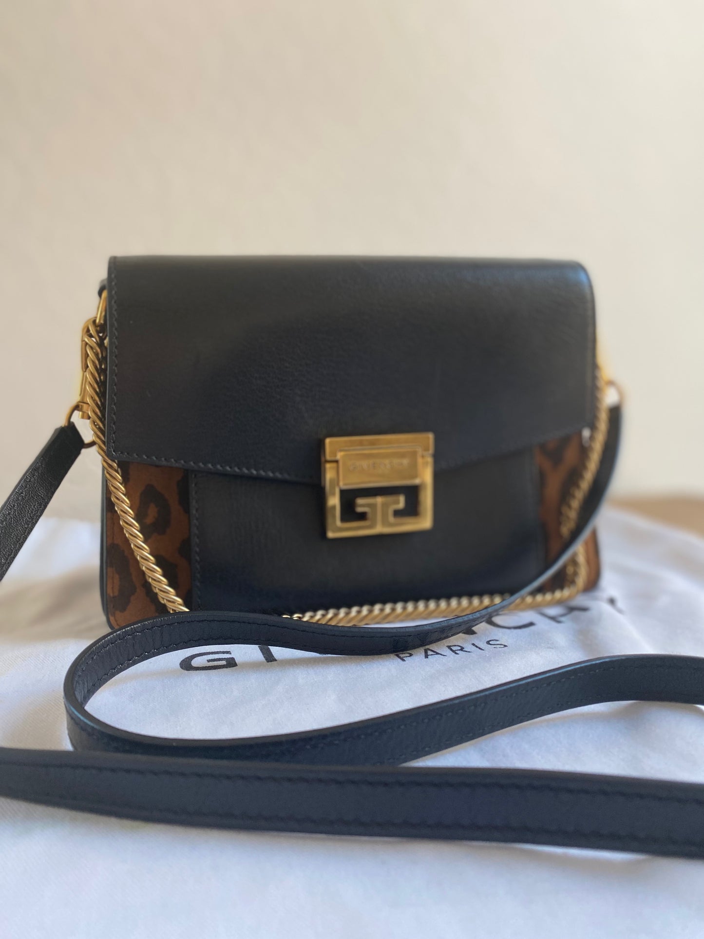 Givenchy GV3 Leopard Crossbody