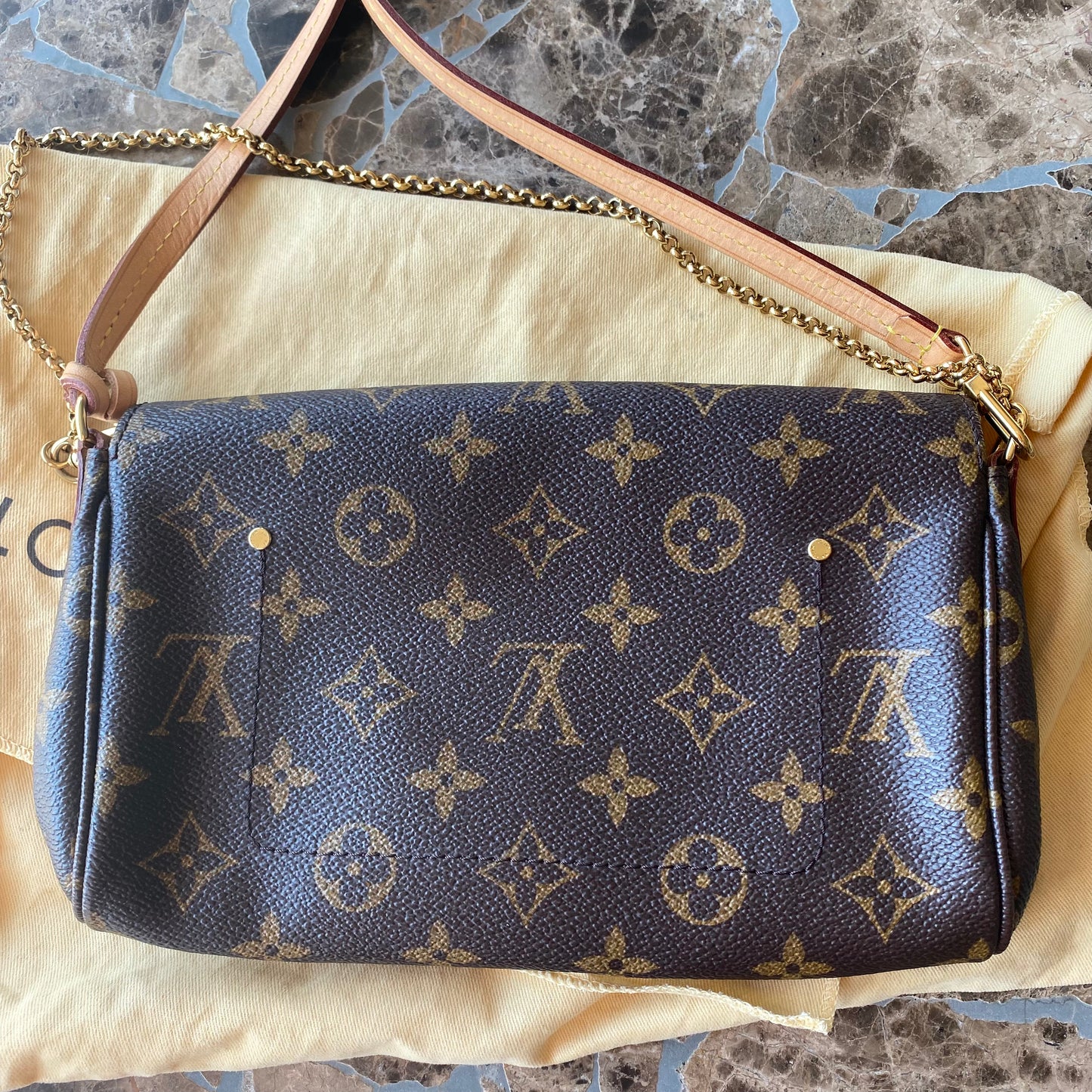 Louis Vuitton Monogram Favorite PM Clutch Crossbody