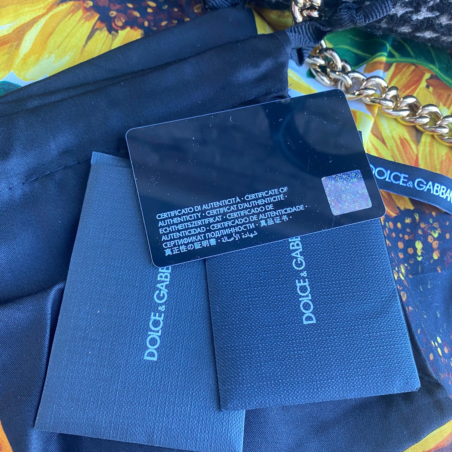 Dolce & Gabbana Small Tweed Capri Tote