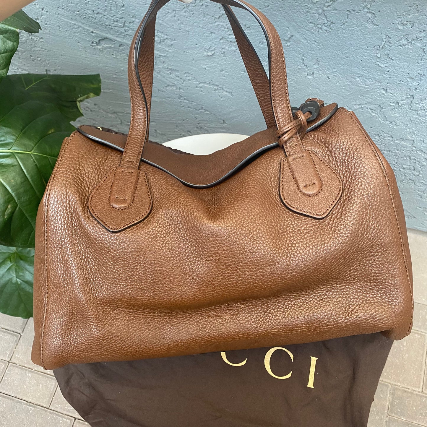 Gucci Bamboo Lady Tassel Satchel