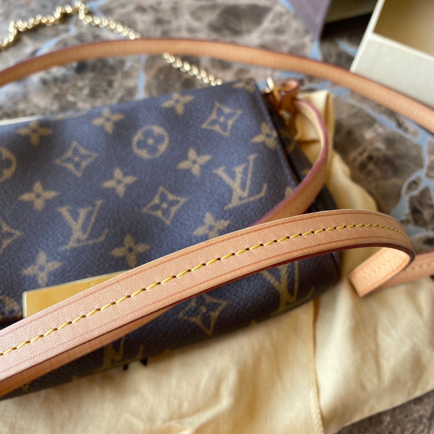 Louis Vuitton Monogram Favorite PM Clutch Crossbody