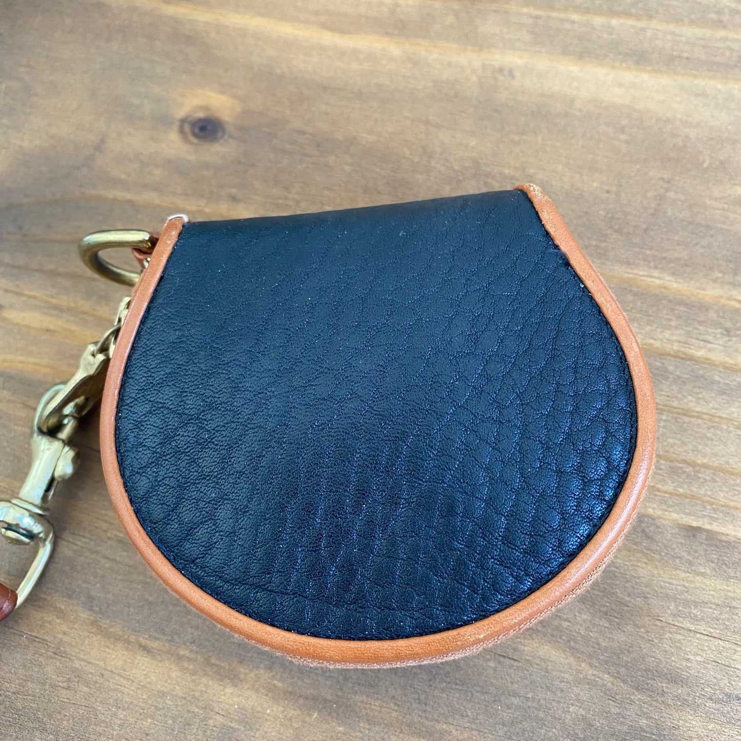 Dooney & Bourke Big Duck Leather Zipper Coin Purse Wristlet