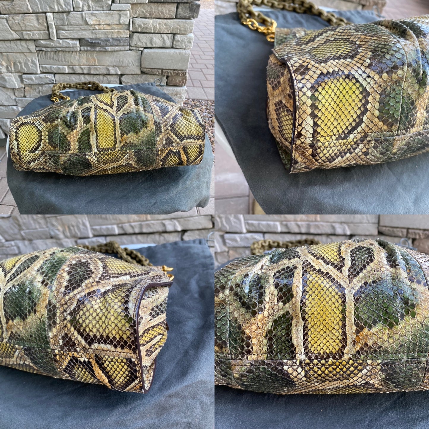 Tom Ford Python Carine Shoulder Bag