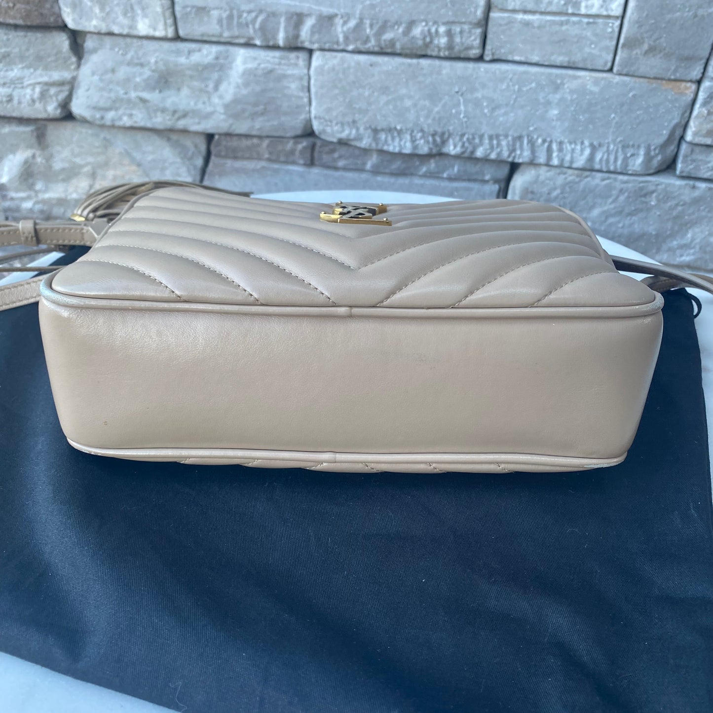 Saint Laurent Lou Matelassé Leather Camera Bag