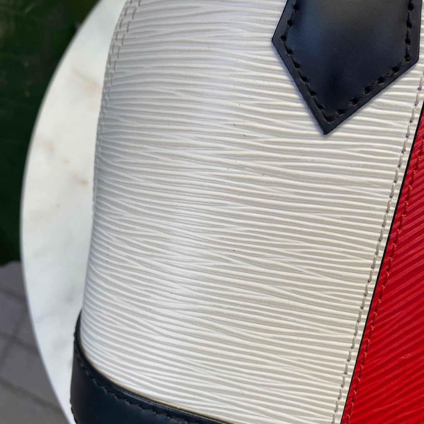 Louis Vuitton Epi Stripe Alma BB