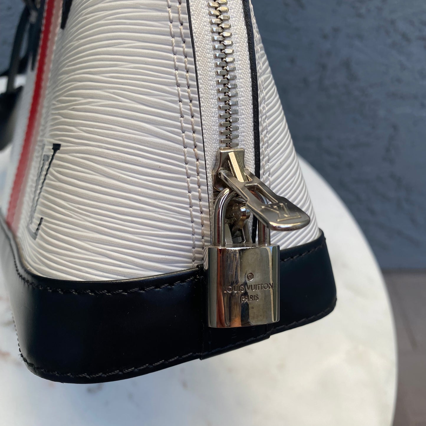 Louis Vuitton Epi Stripe Alma BB