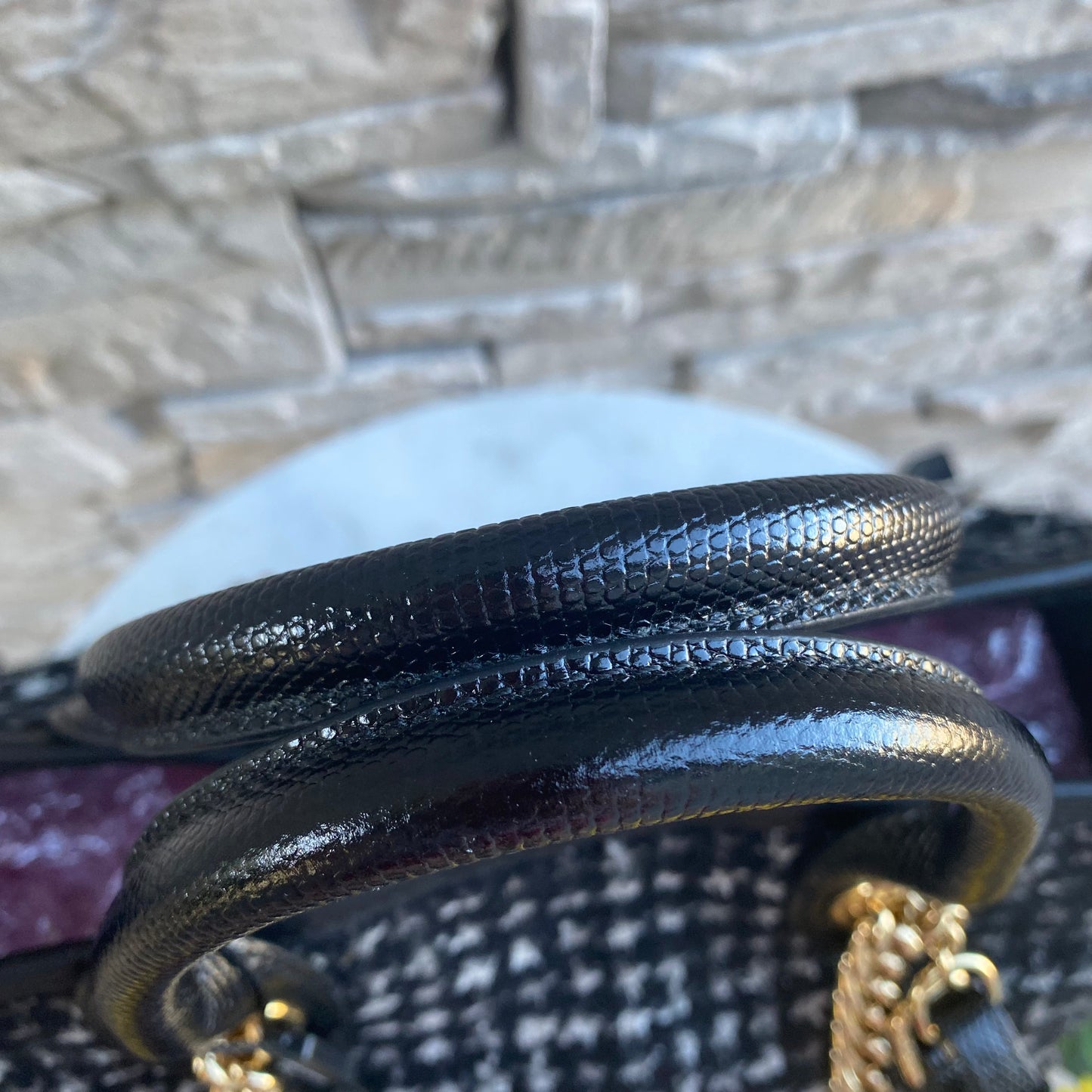 Dolce & Gabbana Small Tweed Capri Tote