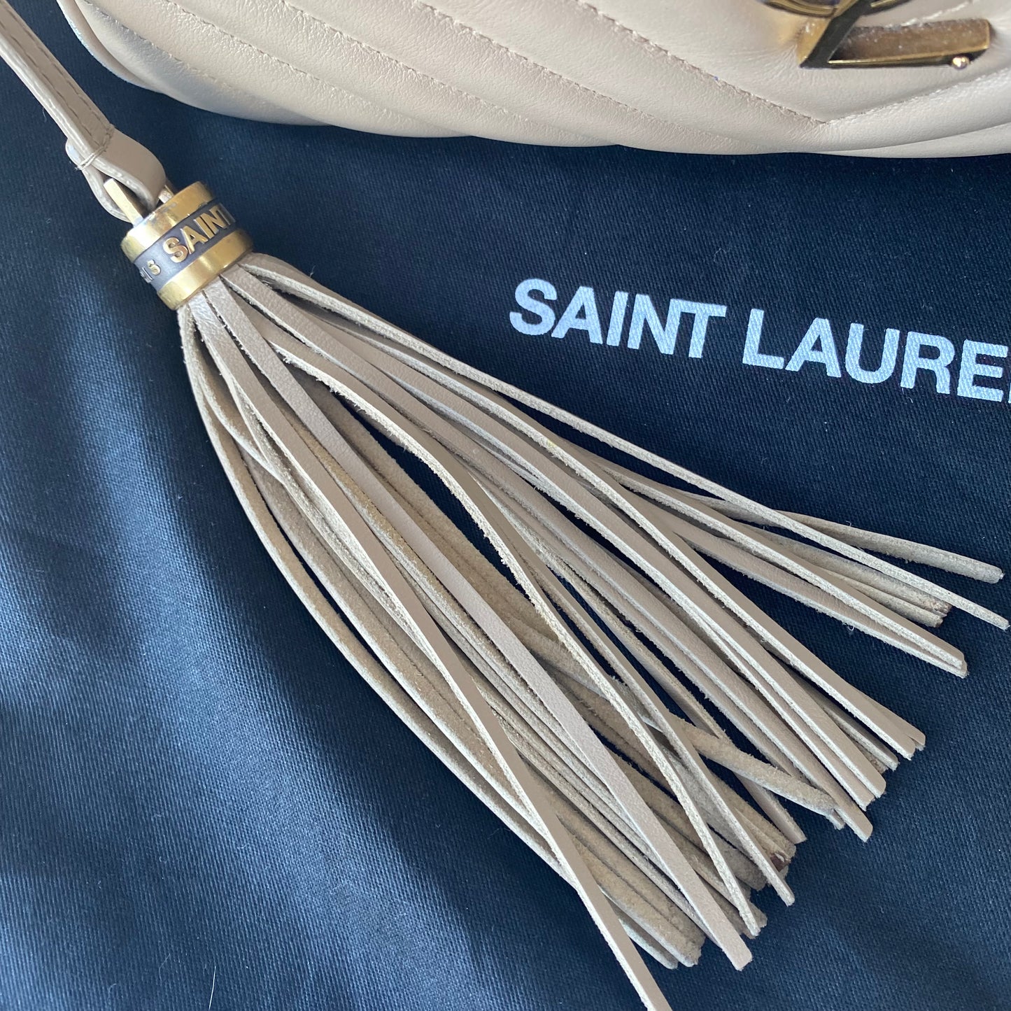Saint Laurent Lou Matelassé Leather Camera Bag