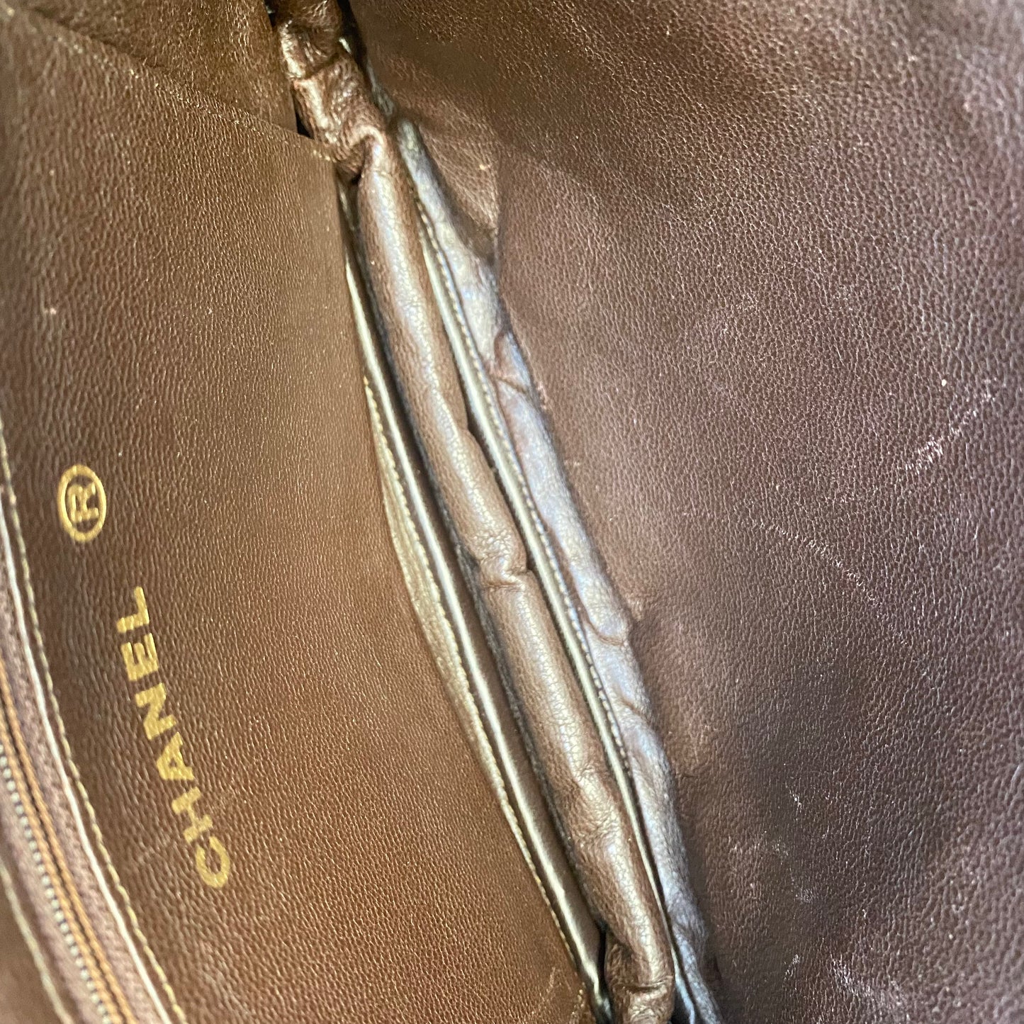 Chanel Lambskin Double Pocket Vintage Camera Bag