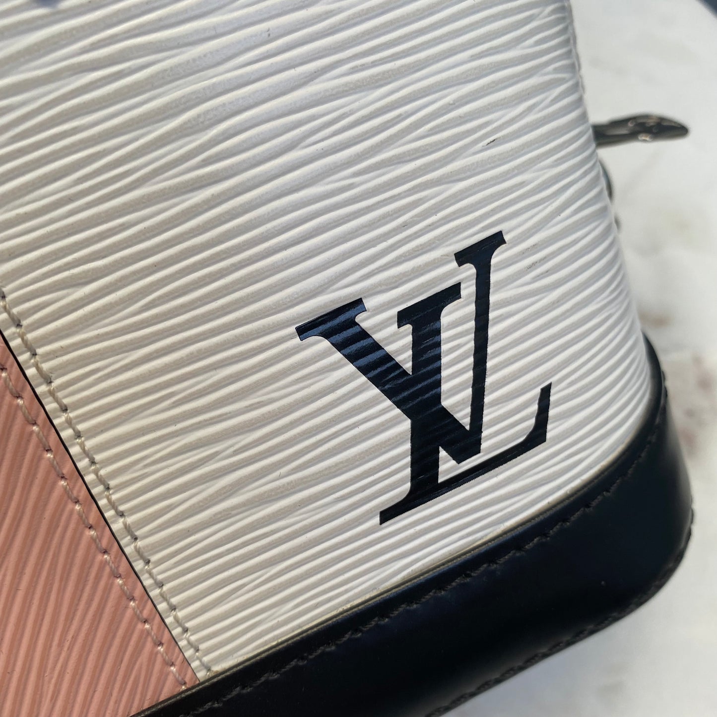 Louis Vuitton Epi Stripe Alma BB