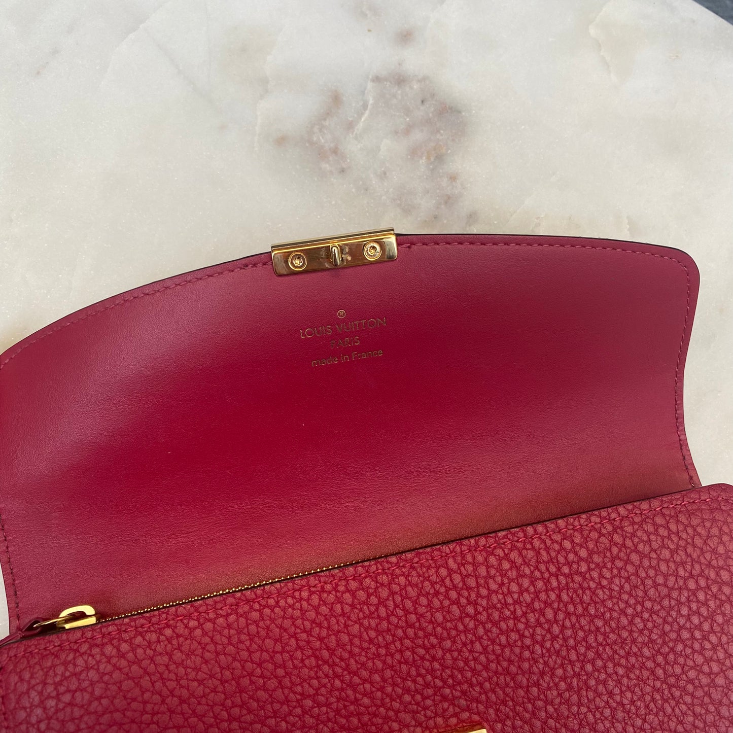 Louis Vuitton Damier Ebene Croisette Wallet