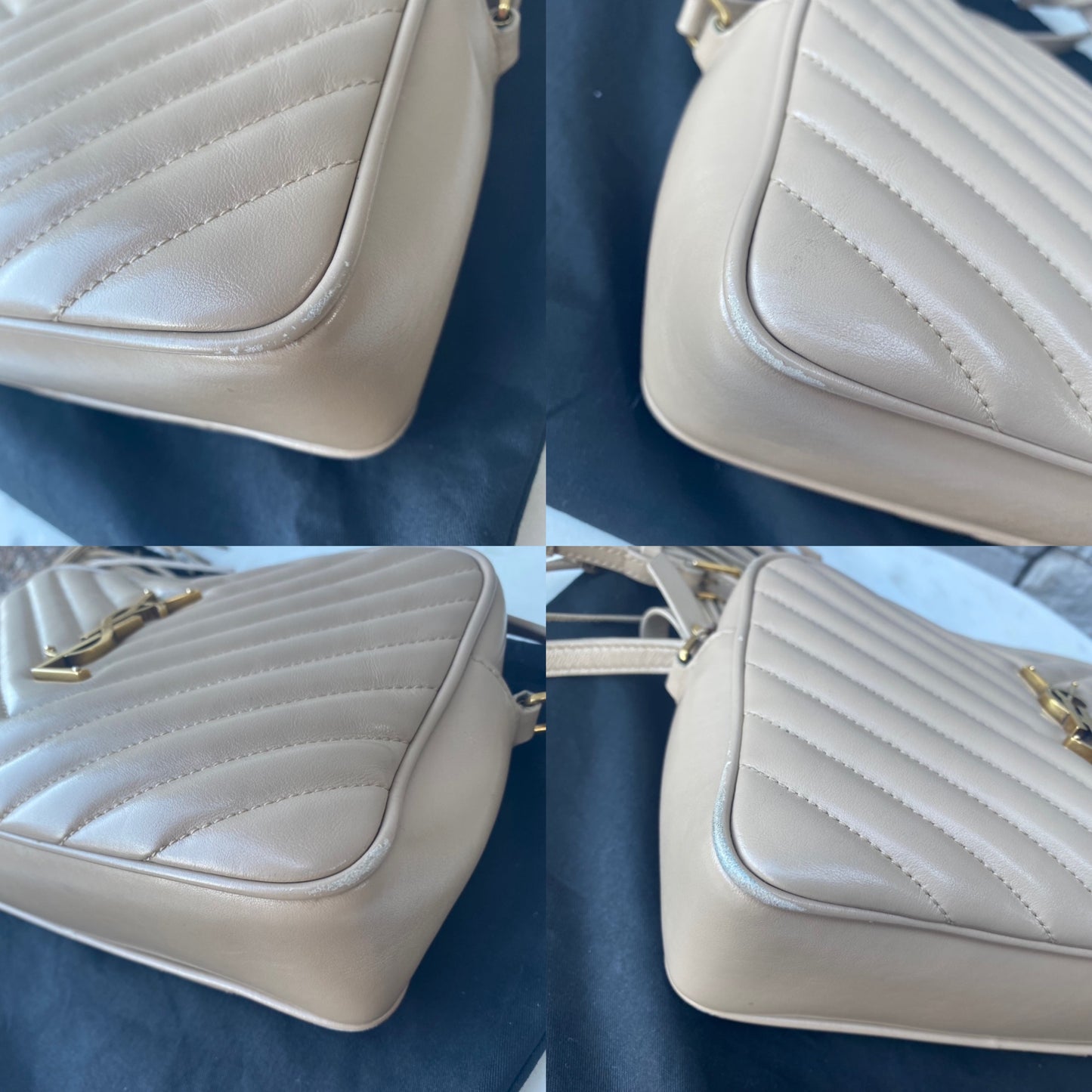 Saint Laurent Lou Matelassé Leather Camera Bag