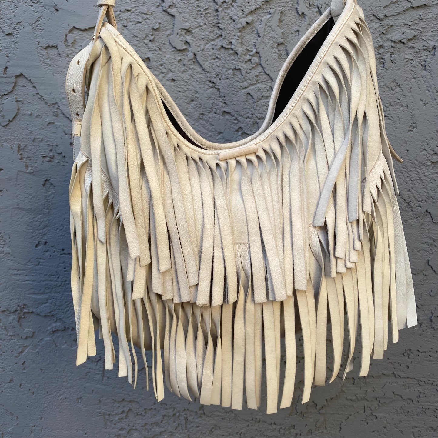 Yves Saint Laurent Vintage Mombasa Fringe Shoulder Bag