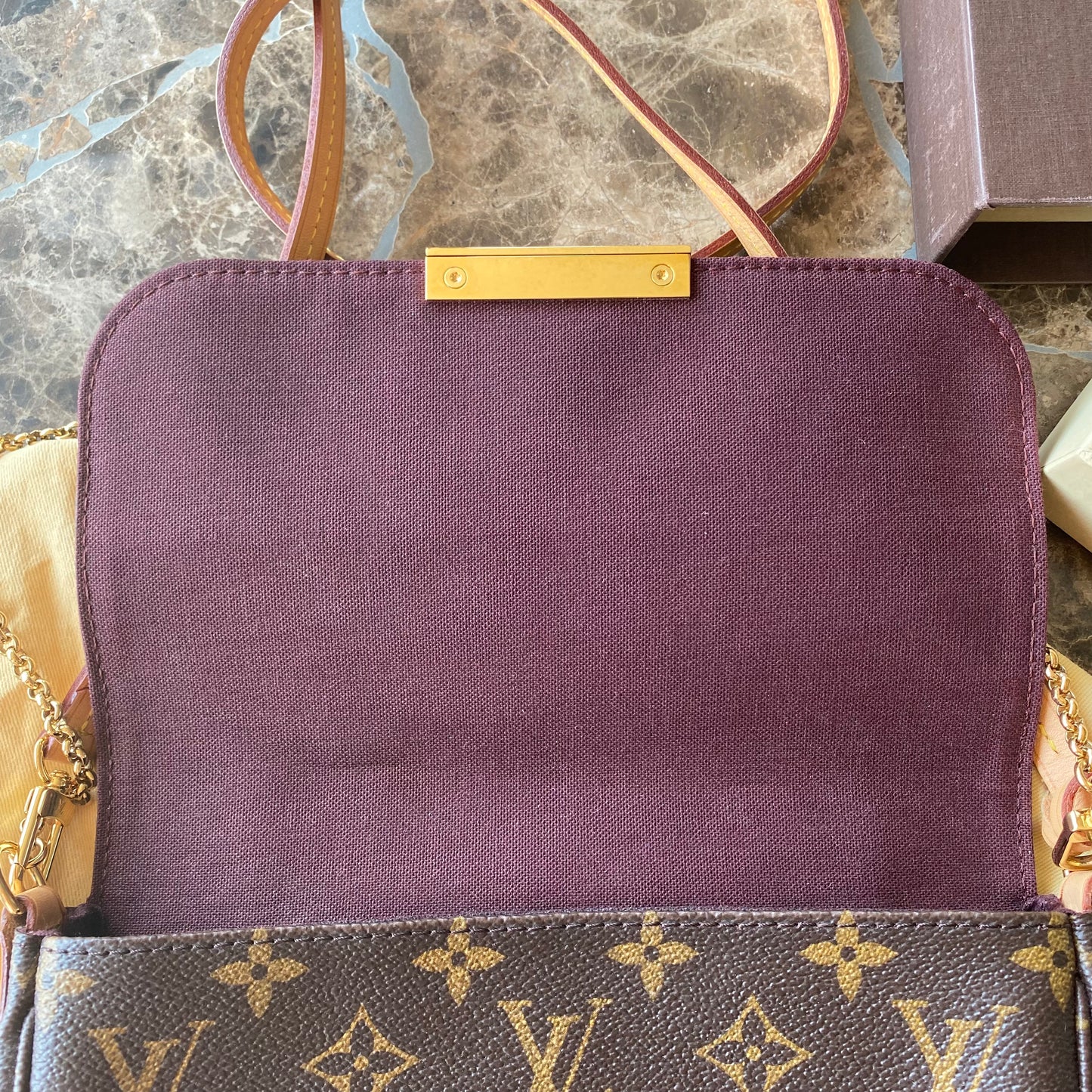 Louis Vuitton Monogram Favorite PM Clutch Crossbody