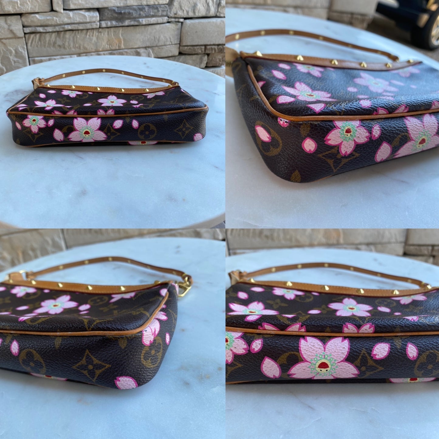 Louis Vuitton Murakami Vintage Cherry Blossom Pochette