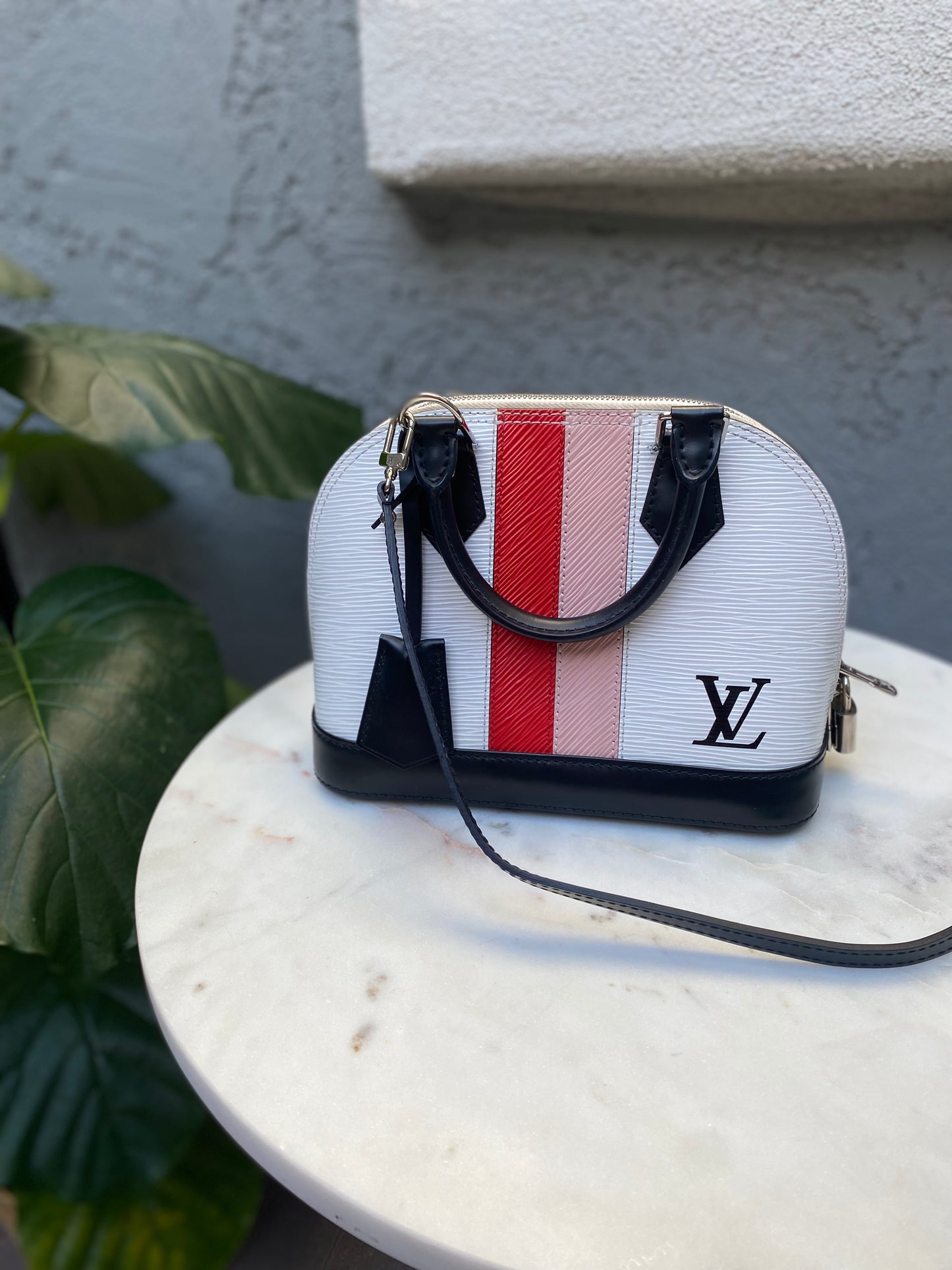 Louis Vuitton Epi Stripe Alma BB