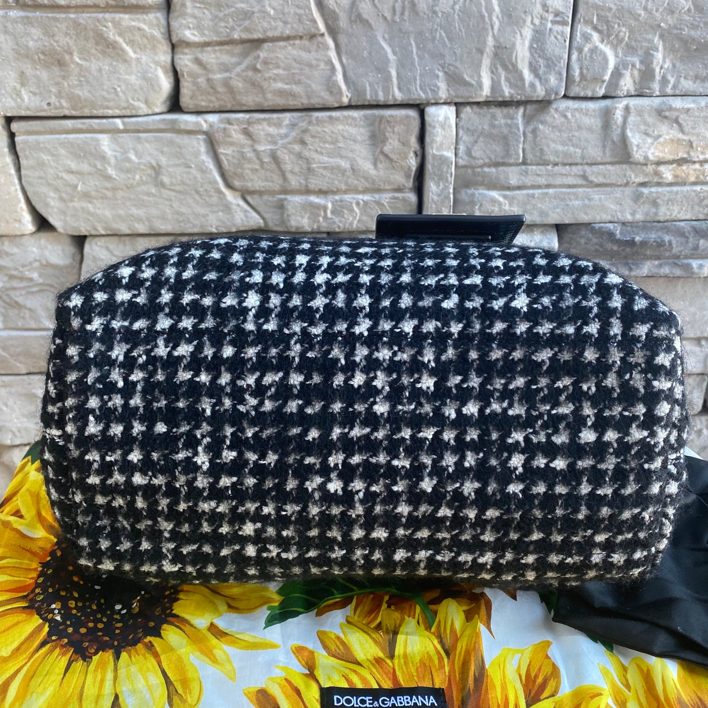 Dolce & Gabbana Small Tweed Capri Tote