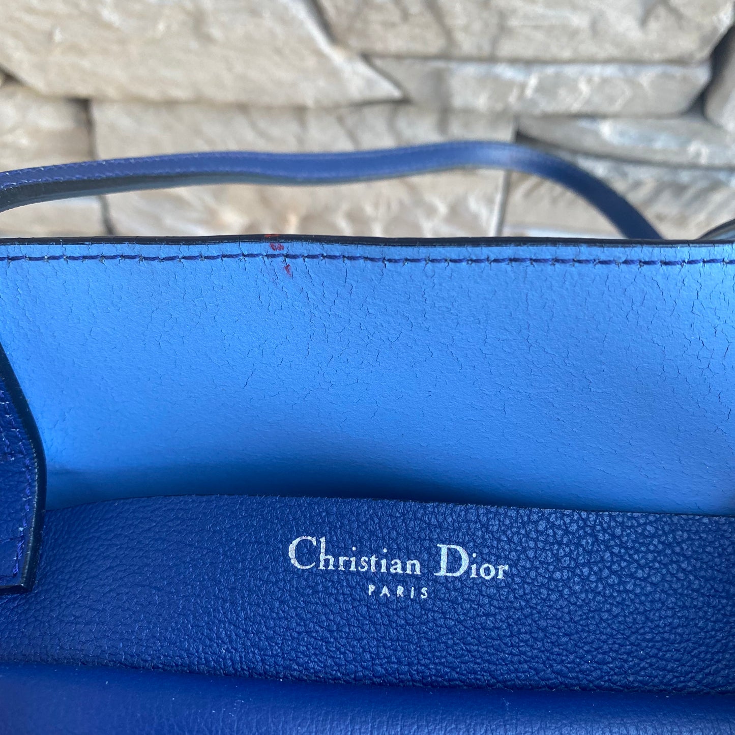 Christian Dior Cannage Perforated Dioriva Shopping Tote