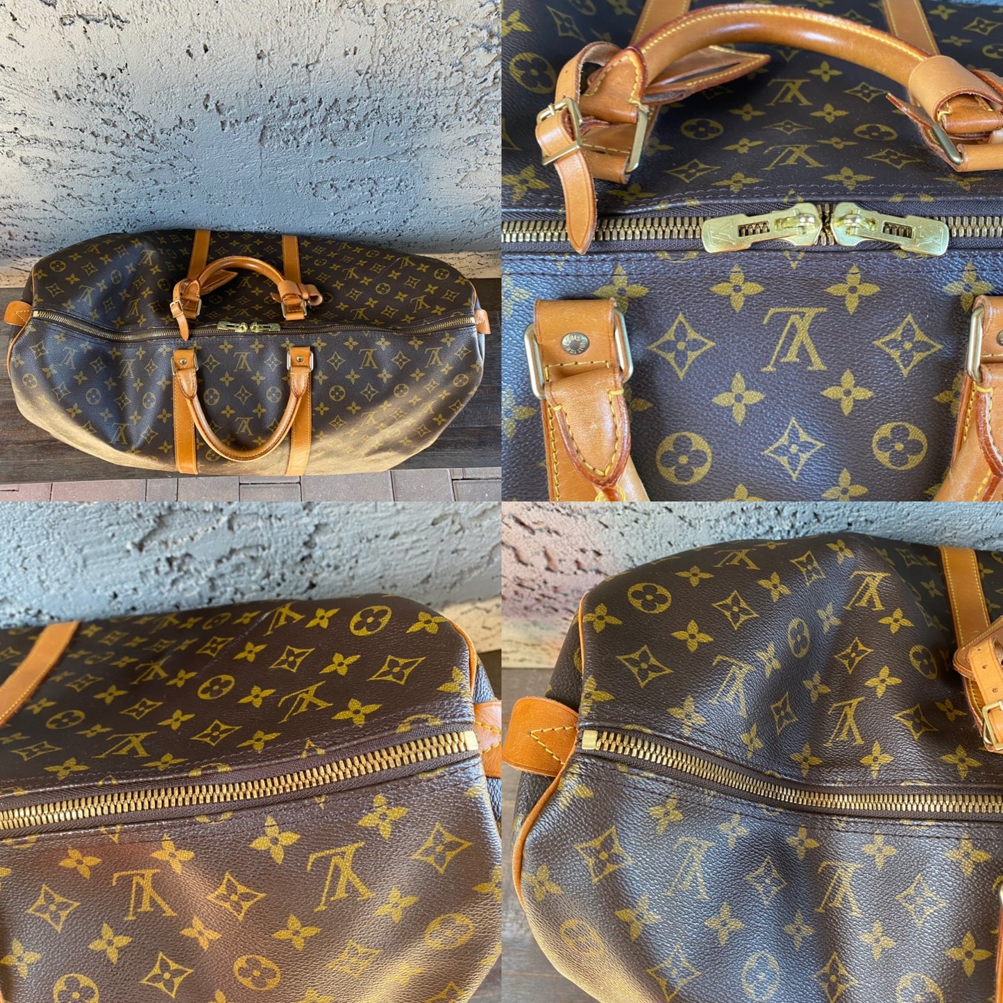 Louis Vuitton Monogram Keepall 60 Duffle