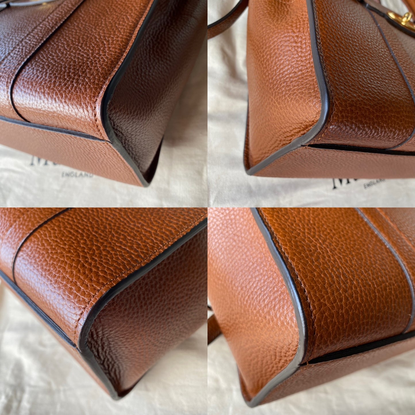 Mulberry Small Bayswater Grained Leather Tote