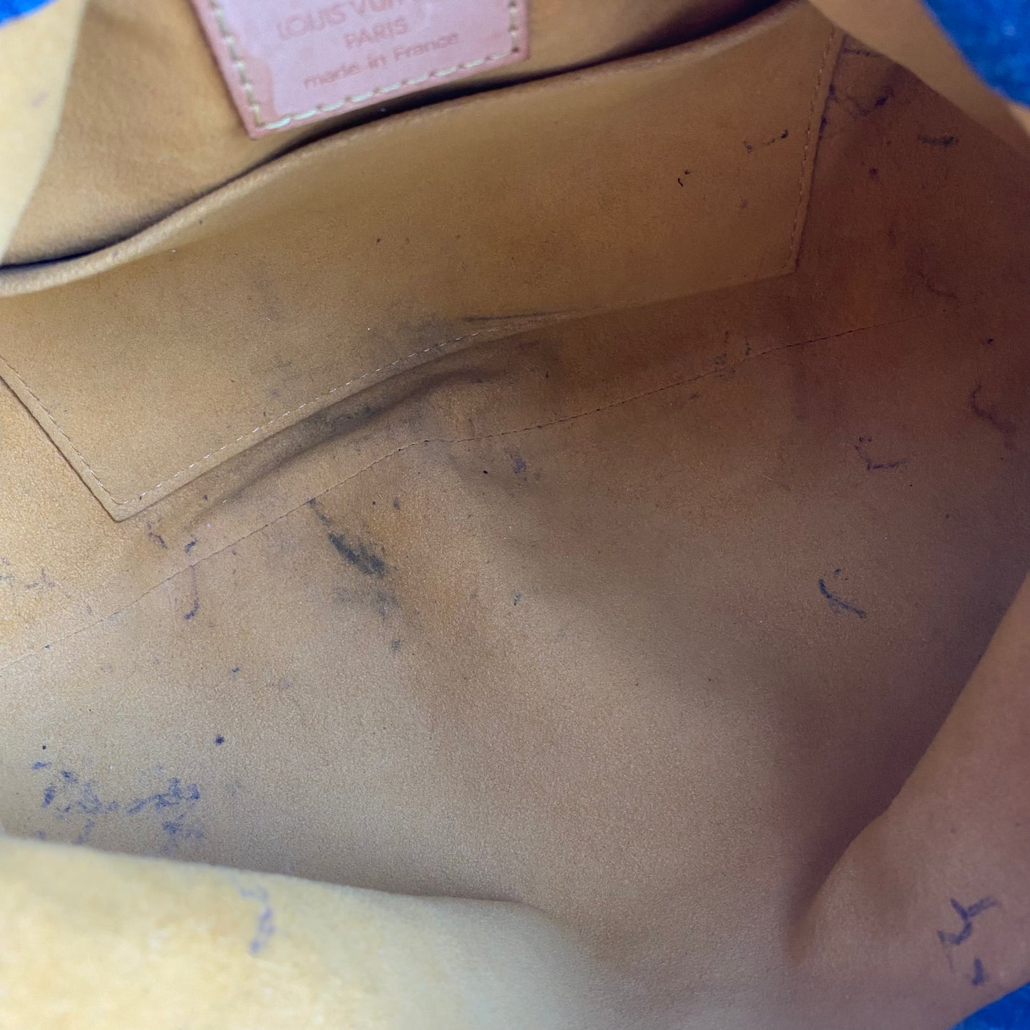 Louis Vuitton Mini Denim Pleaty Satchel
